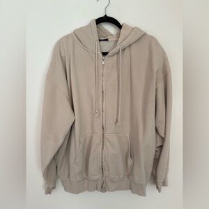 Brandy Melville Beige Hoodie